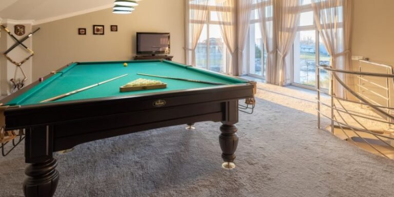 Can You Level a Pool Table on Carpet?