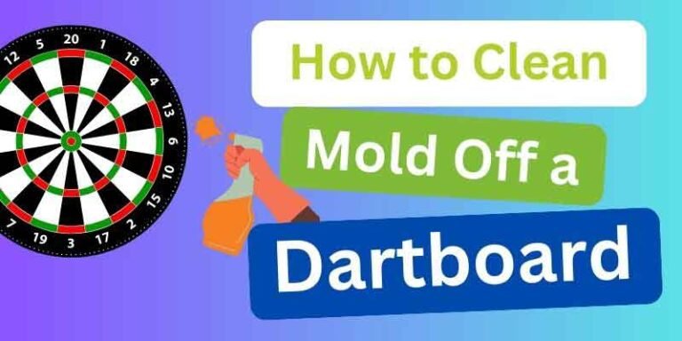 How to Clean Mold Off a Dartboard? A Comprehensive Guide?